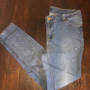 Forever 21+ Jean W/ Paint Splatter Design